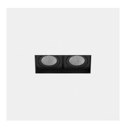 LedsC4 - Downlight MULTIDIR TRIMLESS SMALL DOUBLE 21.4W blanco cálido 2700K CRI 90 17.6º Casambi negro IN IP20 / OUT IP54 2174lm