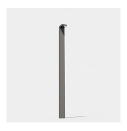 LedsC4 - Farola IP66 Modis 2300mm LED 18.3W 2700K marrón 1184lm Casambi