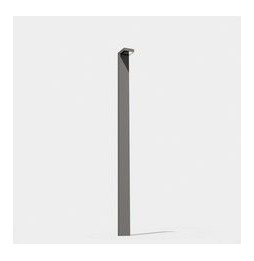 LedsC4 - Farola IP66 Modis 2300mm LED 18.3W 3000K gris 1189lm DALI-2/PUSH
