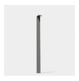 LedsC4 - Farola IP66 Modis 2300mm LED 18.3W 3000K gris 1189lm Casambi