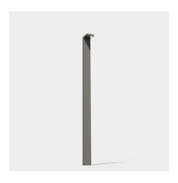LedsC4 - Farola IP66 Modis 2300mm LED 18.3W 3000K blanco 1189lm DALI-2/PUSH