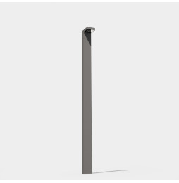 LedsC4 - Farola IP66 Modis 2300mm LED 18.3W 4000K marrón 1189lm DALI-2/PUSH