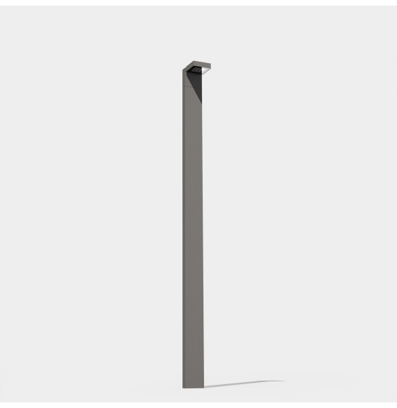 LedsC4 - Farola IP66 Modis 2300mm LED 18.3W 4000K verde abeto 1184lm DALI-2/PUSH