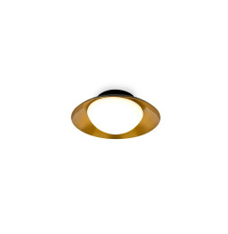 FARO - Plafón SIDE diámetro 200 G9 LED 28W negro/cobre