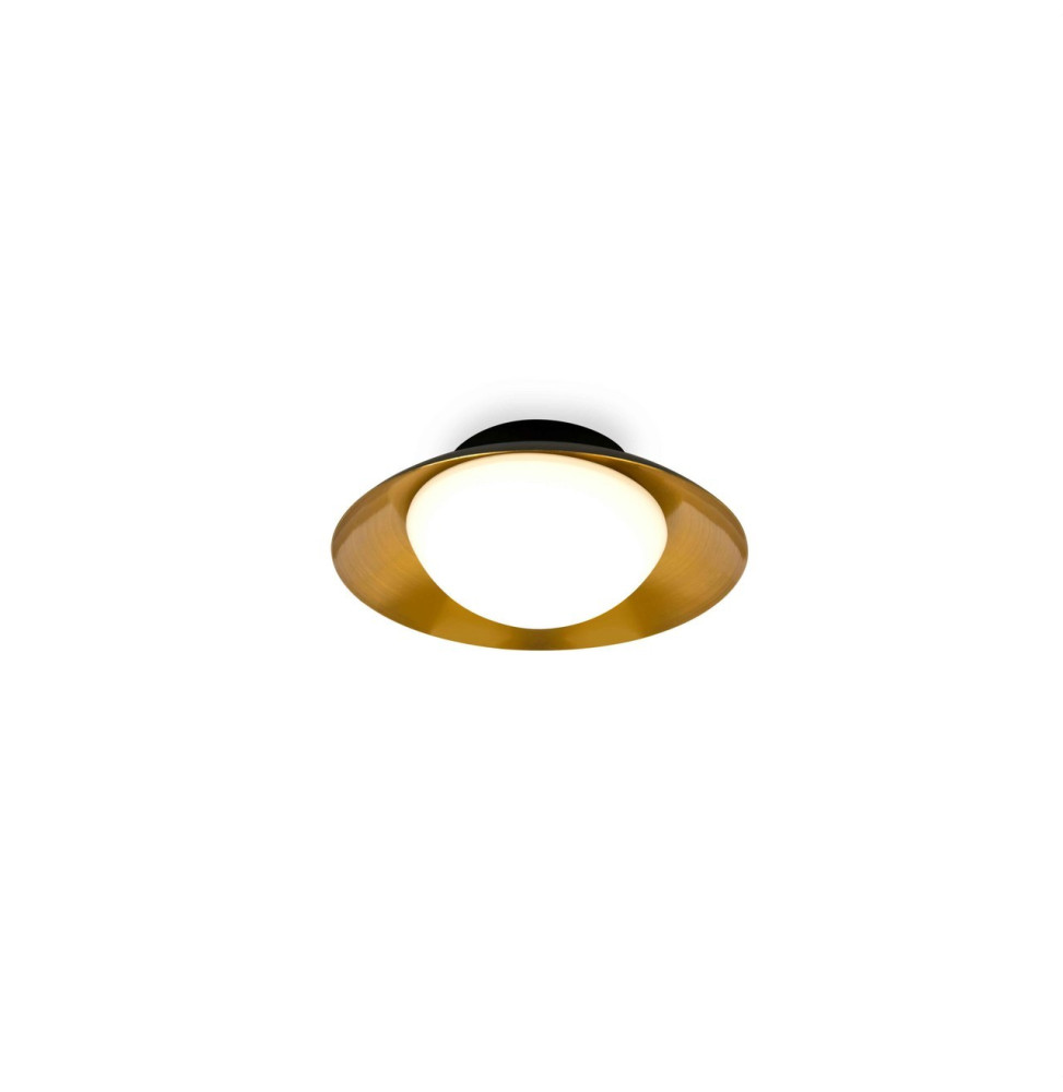 FARO - Plafón SIDE diámetro 200 G9 LED 28W negro/cobre