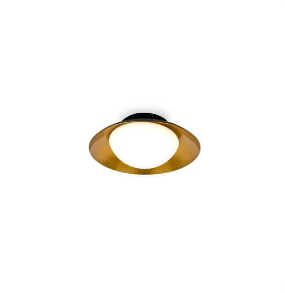 FARO - Plafón SIDE diámetro 200 G9 LED 28W negro/cobre