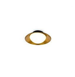 FARO - Plafón SIDE diámetro 200 G9 LED 28W negro/cobre