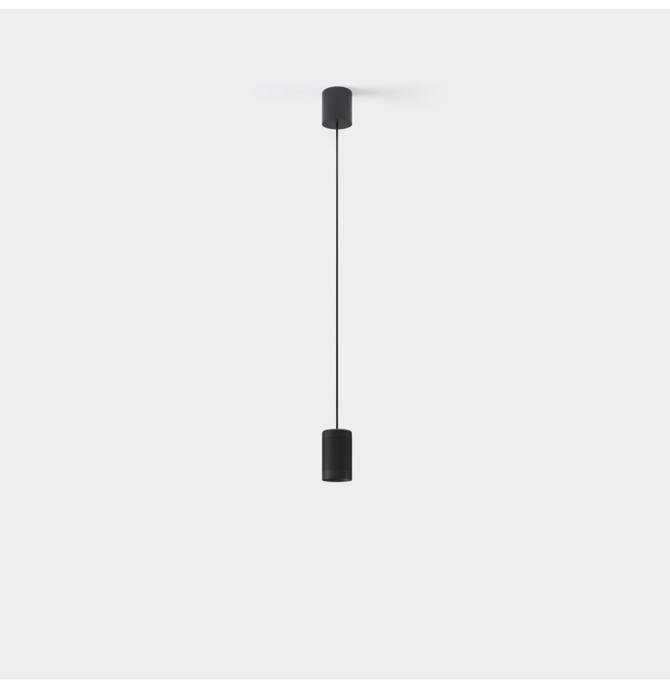 LedsC4 - Luminaria colgante Iris Surface 5.7W 2700K CRI 90 negro IP20 461lm DALI