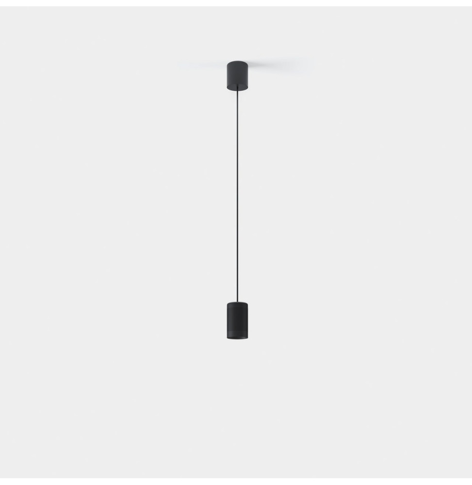 LedsC4 - Luminaria colgante Iris Surface 5.7W 4000K CRI 90 negro IP20 461lm ON-OFF