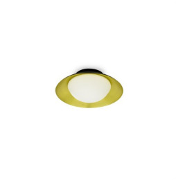 FARO - Plafón SIDE diámetro 200 G9 LED 28W negro/oro níquel