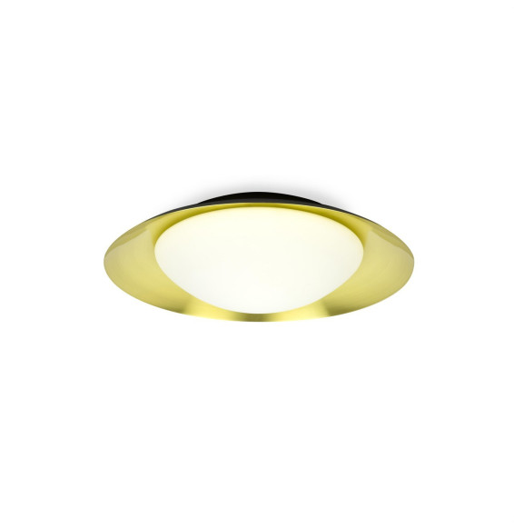 FARO - Plafón SIDE diámetro 390 LED 15W 3K negro/oro níquel