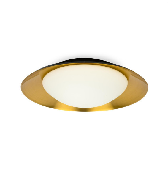 FARO - Plafón SIDE diámetro 450 LED 20W 3000K negro/cobre