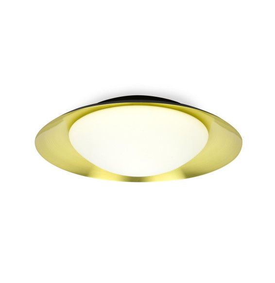 FARO - Plafón SIDE diámetro 450 LED 20W 3K negro/oro níquel