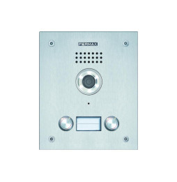 FERMAX - Placa MARINE ST1 CP201 DUOX PLUS en aluminio anodizado para viviendas, apertura de la puerta, llamada a conserje
