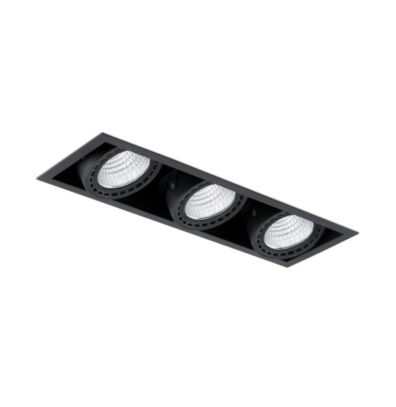 FARO - Empotrable MINI COLIN-3 LED 54-75W 27K 20º negro