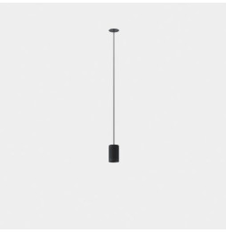 LedsC4 - Luminaria colgante Iris Trimless 5.7W 3000K aro CRI 90 negro IP20 417lm ON-OFF