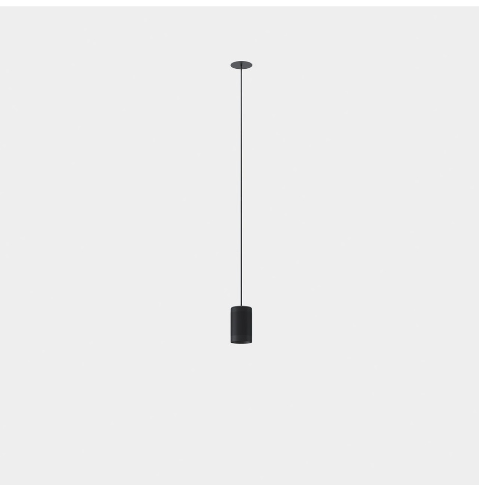 LedsC4 - Luminaria colgante Iris Trimless 5.7W 2700K CRI 90 negro IP20 461lm DALI