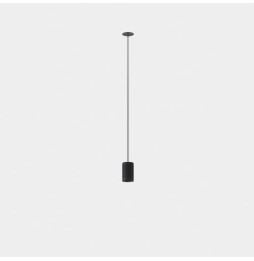 LedsC4 - Luminaria colgante Iris Trimless 5.7W 3000K aro CRI 90 negro IP20 417lm DALI