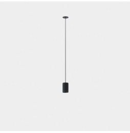 LedsC4 - Luminaria colgante Iris Trimless 5.7W 4000K CRI 90 negro IP20 695lm ON-OFF
