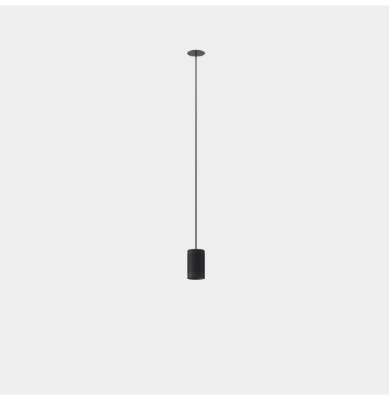 LedsC4 - Luminaria colgante Iris Trimless 5.7W 4000K aro CRI 90 negro IP20 417lm DALI