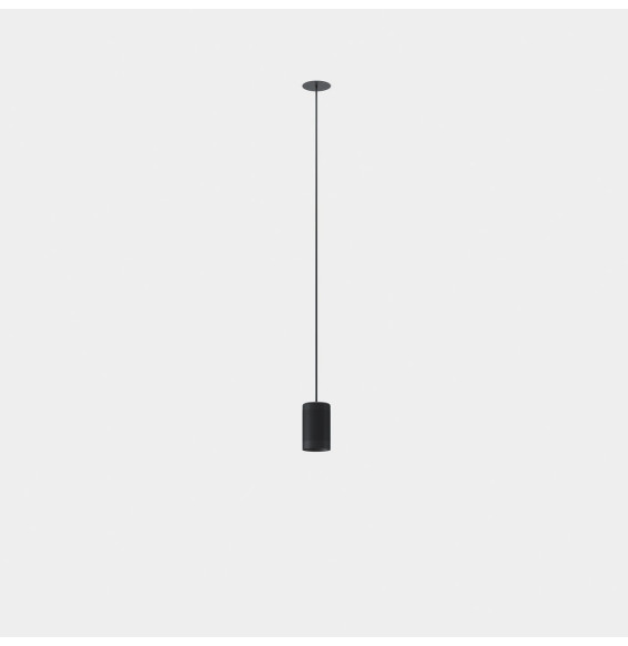 LedsC4 - Luminaria colgante Iris Trimless 5.7W 4000K CRI 90 negro IP20 695lm DALI