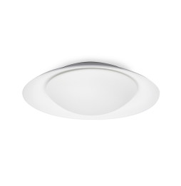 FARO - Plafón SIDE diámetro 450 LED 20W 3000K blanco/blanco
