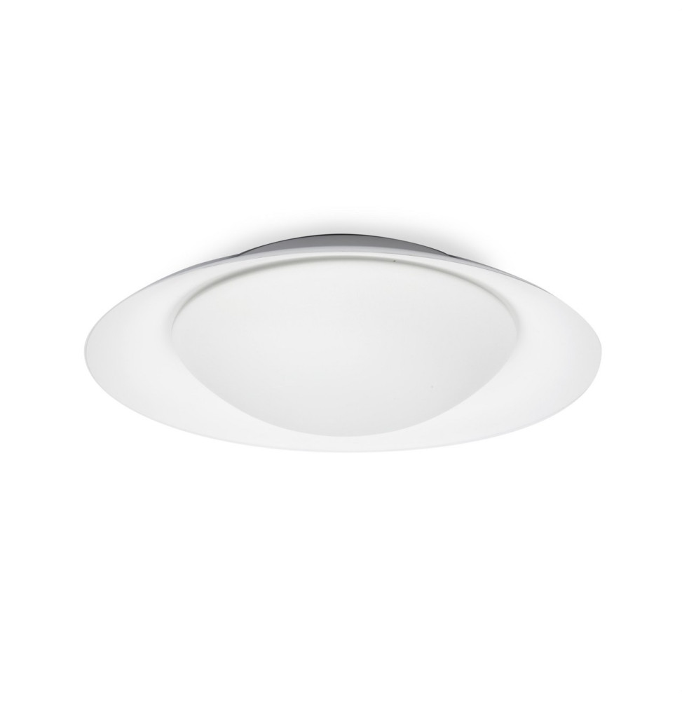 FARO - Plafón SIDE diámetro 450 LED 20W 3000K blanco/blanco