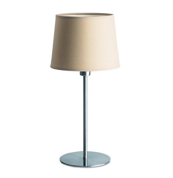 LedsC4 - Luminaria sobremesa BRISTOL 60W níquel satinado