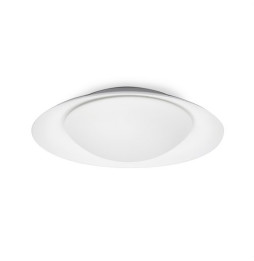 FARO - Plafón SIDE diámetro 450 LED 20W 3000K blanco/blanco