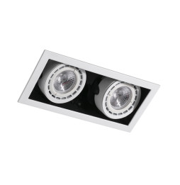FARO - Empotrable NANO COLIN-2 marco LED 14-26W 27K 56º blanco