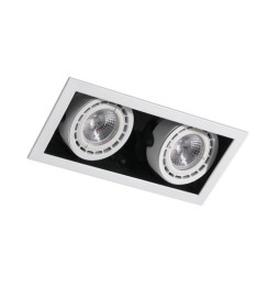 FARO - Empotrable NANO COLIN-2 marco LED 14-26W 27K 56º blanco