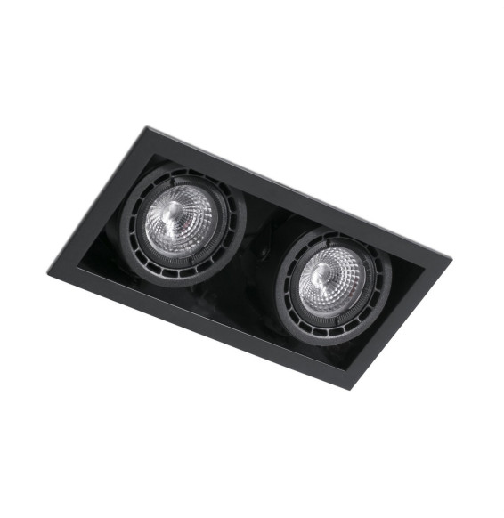 FARO - Empotrable NANO COLIN-2 marco LED 14-26W 27K 56º negro