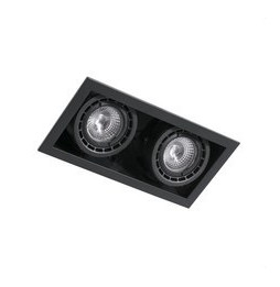 FARO - Empotrable NANO COLIN-2 marco LED 14-26W 27K 56º negro