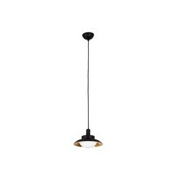 FARO - Luminaria colgar SIDE diámetro 200 G9 LED 28W negro/cobre