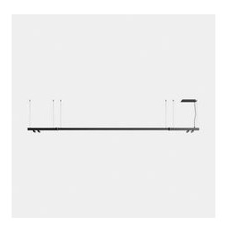 LedsC4 - Luminaria lineal APEX_2_SPOTS_D30_AW46 48W blanco cálido 3000K CRI 90 ON-OFF blanco IP40 4202lm