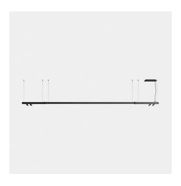 LedsC4 - Luminaria lineal APEX_2_SPOTS_D30_AW46 36W blanco cálido 3000K CRI 95 ON-OFF blanco IP40 2622lm
