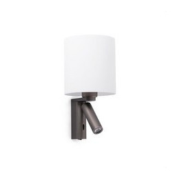 FARO - Aplique ROB E27 60W LED 3W 3000K BRONCE