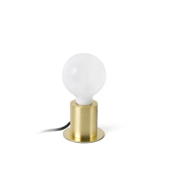FARO - Luminaria sobremesa TEN E27 oro níquel