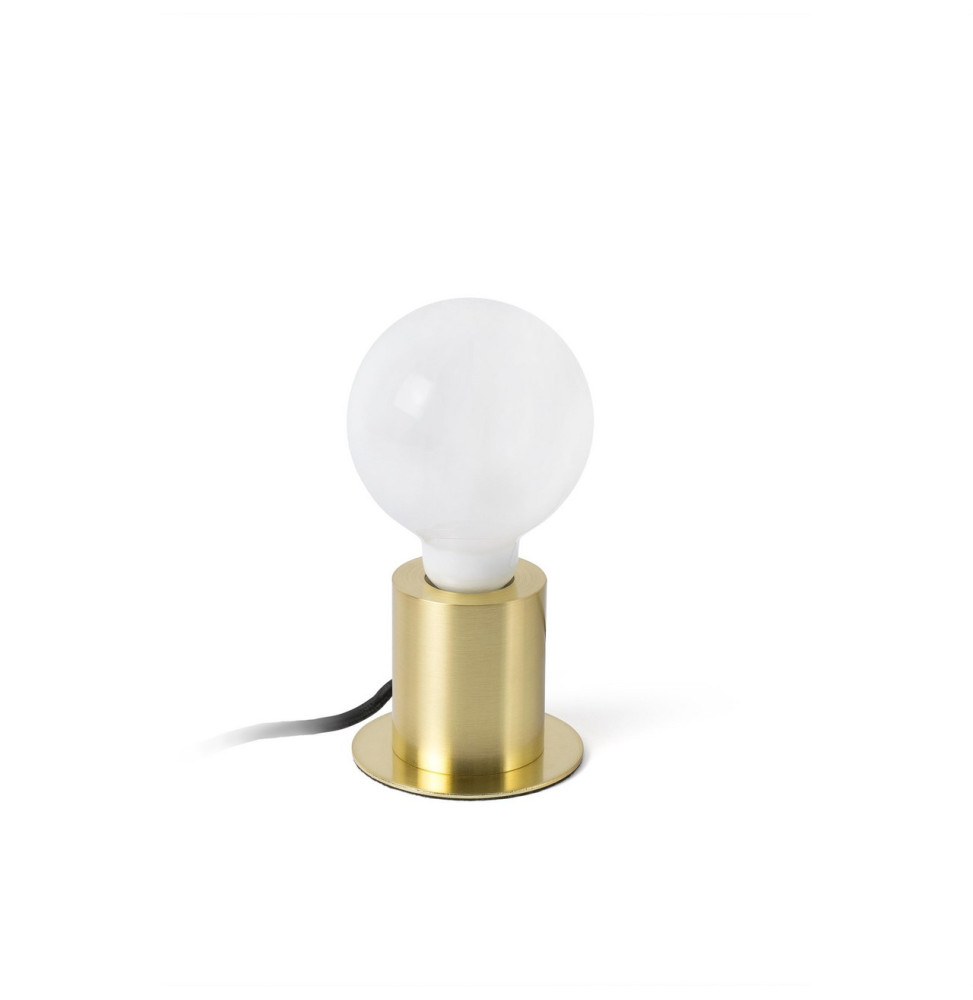 FARO - Luminaria sobremesa TEN E27 oro níquel