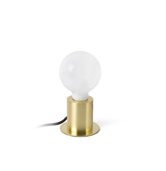 FARO - Luminaria sobremesa TEN E27 oro níquel