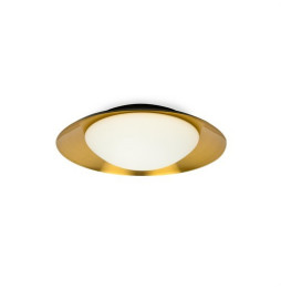 FARO - Plafón SIDE diámetro 390 15W 3000K negro/cobre
