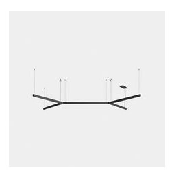 LedsC4 - Luminaria lineal APEX_H_AW36 90W blanco cálido 2700K CRI 90 Casambi negro IP40 7815lm