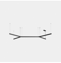 LedsC4 - Luminaria lineal APEX_H_AW36 90W blanco cálido 2700K CRI 90 DALI negro IP40 7815lm