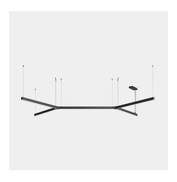 LedsC4 - Luminaria lineal APEX_H_AW36 60W blanco neutro 4000K CRI 95 ON-OFF negro IP40 5210lm