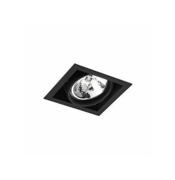 FARO - Empotrable COLIN-1 50W G53 QR kit negro