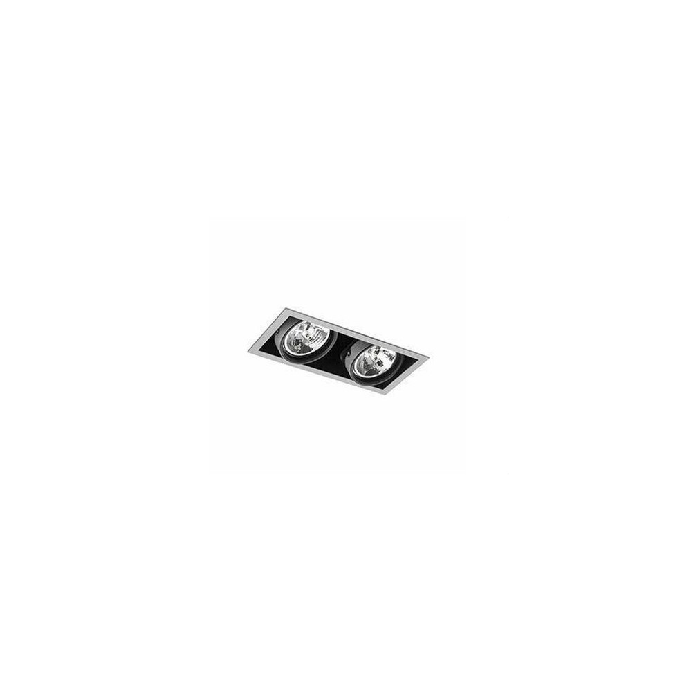 FARO - Empotrable COLIN-2 50W G53 QR kit gris