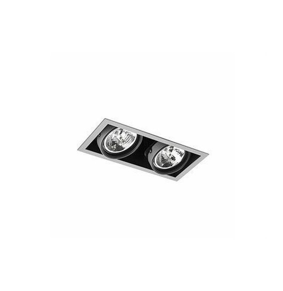FARO - Empotrable COLIN-2 50W G53 QR kit gris