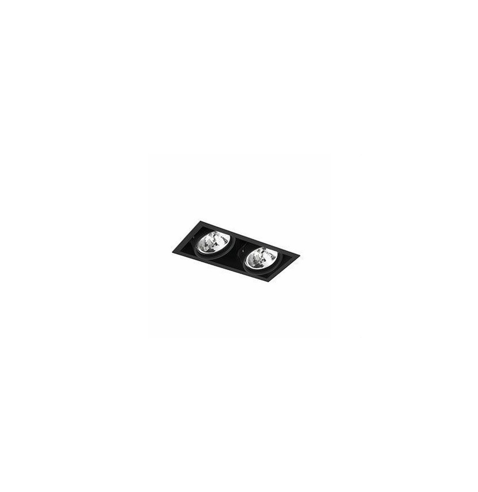 FARO - Empotrable COLIN-2 50W G53 QR kit negro