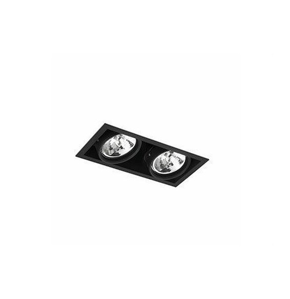 FARO - Empotrable COLIN-2 50W G53 QR kit negro