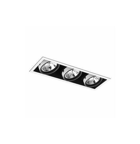 FARO - Empotrable COLIN-3 50W G53 QR kit blanco